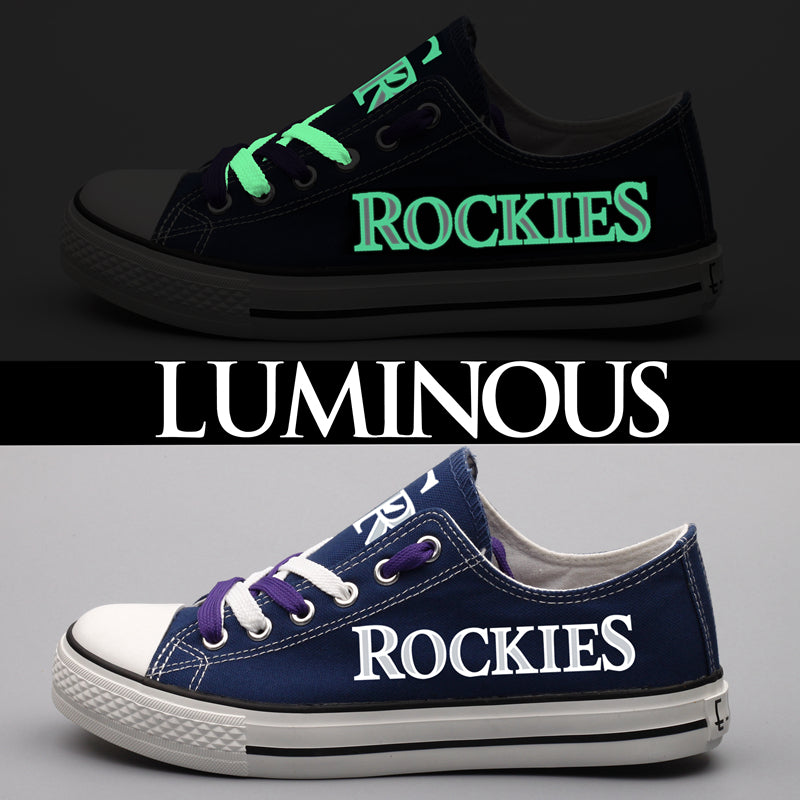 Colorado Rockies Limited Print Low Top Canvas Shoes Sport Sneakers For Men Women Fans