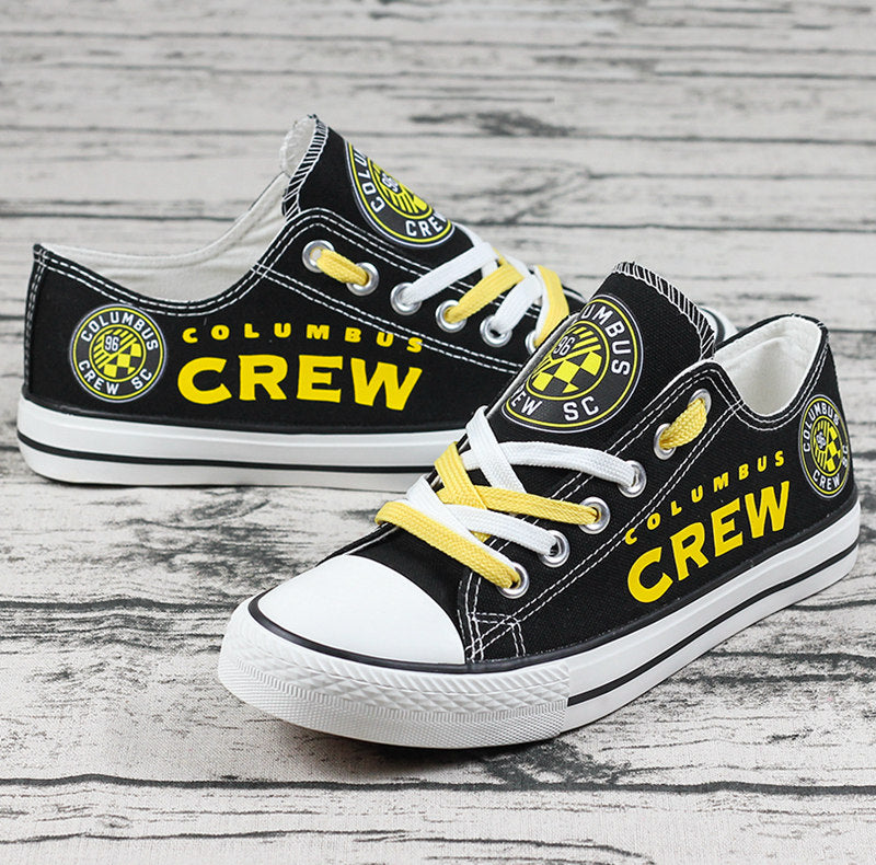 Columbus Crew SC Low Top Canvas Sport Sneakers Shoes For Men Women Fans