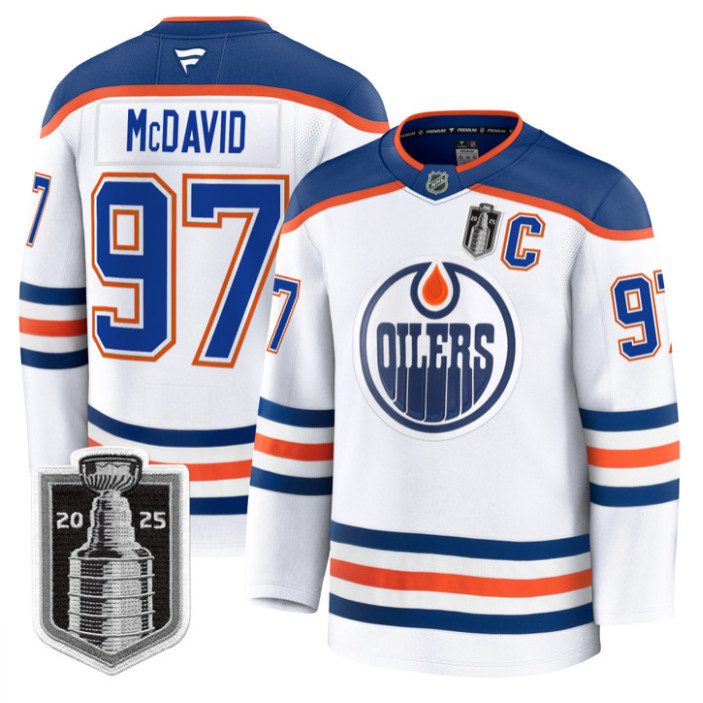 Darnell Nurse Jersey #25 Edmonton Oilers 2025 Stanley Cup Final Stitched Away