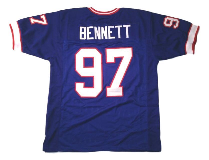 Cornelius Bennett Jersey #97 Custom Unsigned Football Stitched Blue