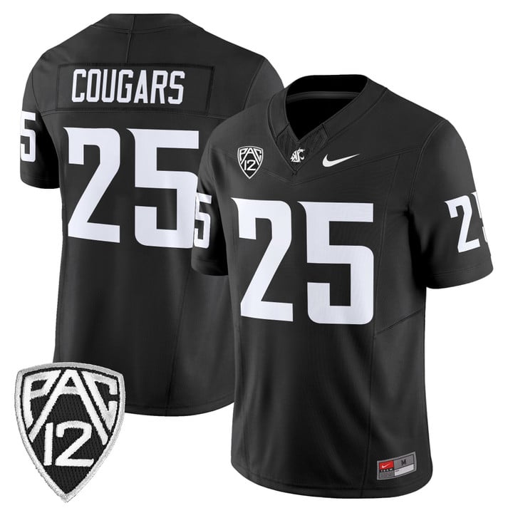 Cougars Jersey #25 Washington State Cougars 2025 Vapor Limited Stitched