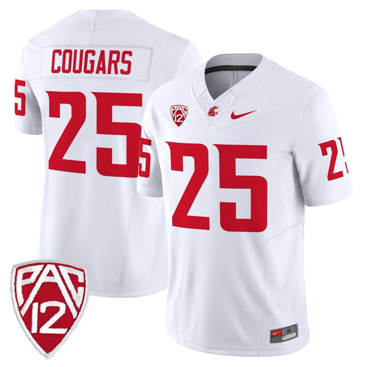 Cougars Jersey #25 Washington State Cougars 2025 Vapor Limited Stitched