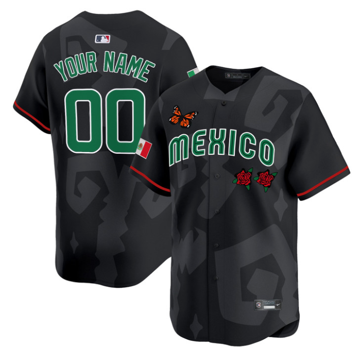 Custom 2025 Mexican Heritage x Sentrock Jersey Vapor Premier Limited Stitched Red