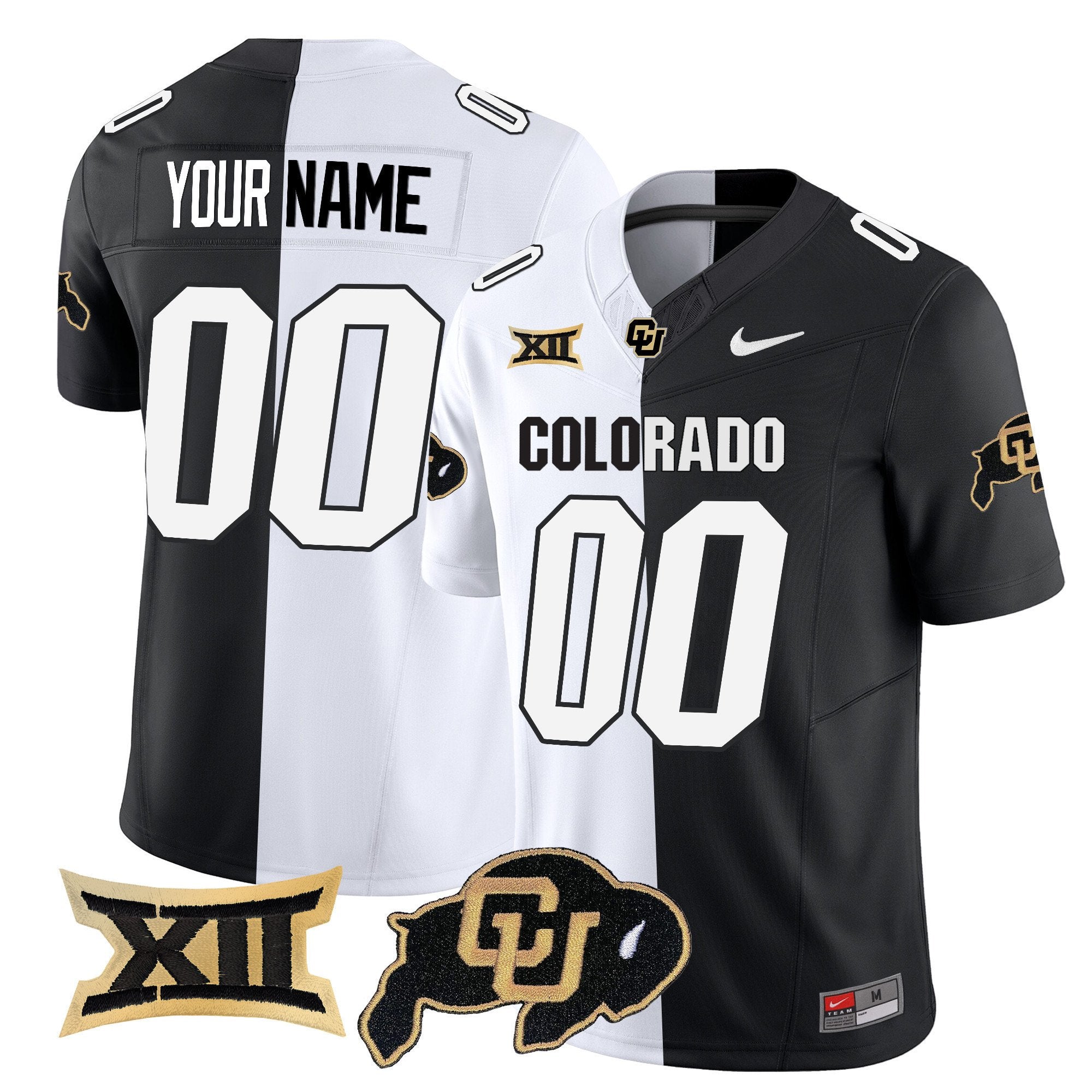 Custom Colorado Buffaloes Jersey 2025 Vapor Limited Stitched Stripeout