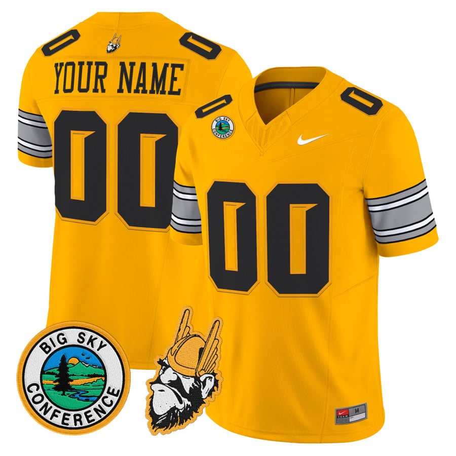Custom Idaho Vandals Jersey 1975 Throwback Vapor Limited Stitched Gold