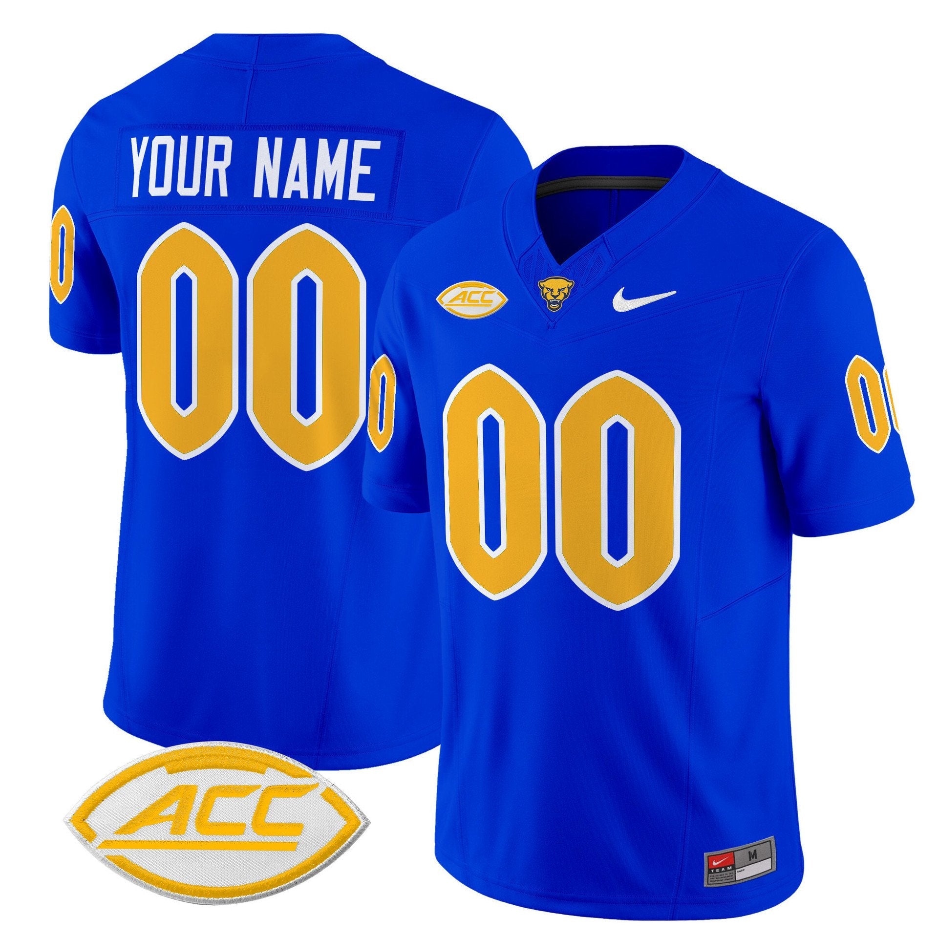 Custom Pittsburgh Panthers Jersey Name, Number 2025 Limited Stitched Royal