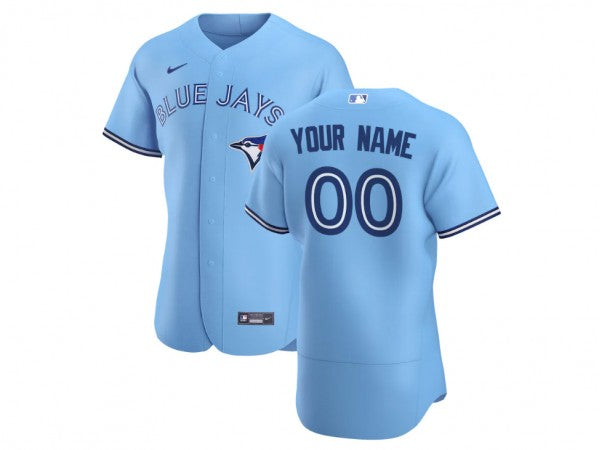 Custom Toronto Blue Jays Flex Base Jersey - Light Blue