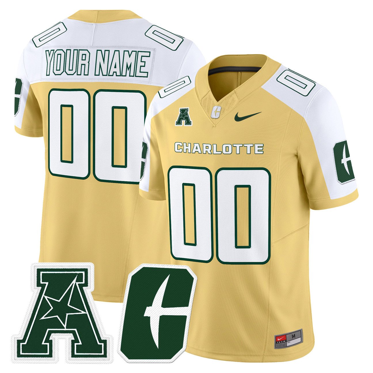 Custom Charlotte 49ers Jersey Name, Number 2025 Vapor Limited Stitched