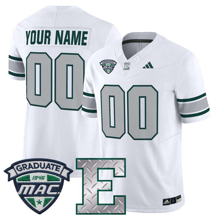 Custom Eastern Michigan Eagles Jersey 2025 Vapor Limited All Stitched