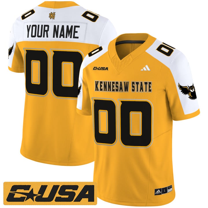 Custom Kennesaw State Owls Jersey 2025 Vapor Limited Stitched