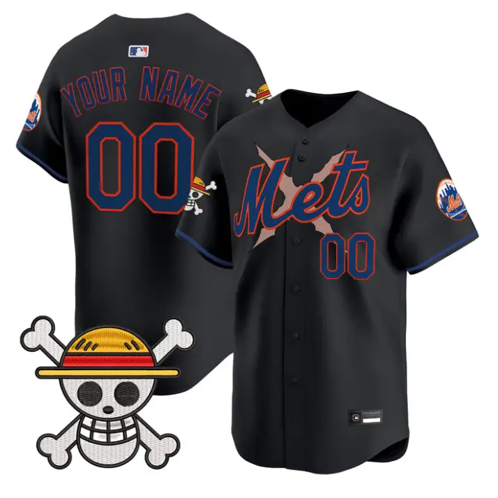 Custom New York Mets Jersey Name, Number One Piece Vapor Premier Stitched