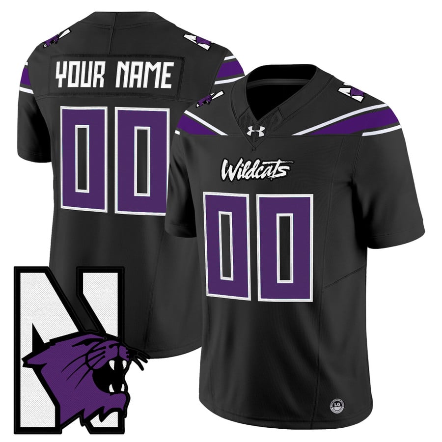 Custom Northwestern Wildcats Jersey Name, Number Honoring 95 Stitched