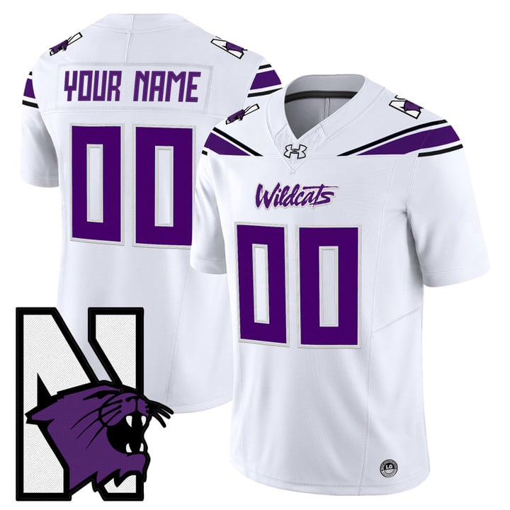 Custom Northwestern Wildcats Jersey Name, Number Honoring 95 Stitched