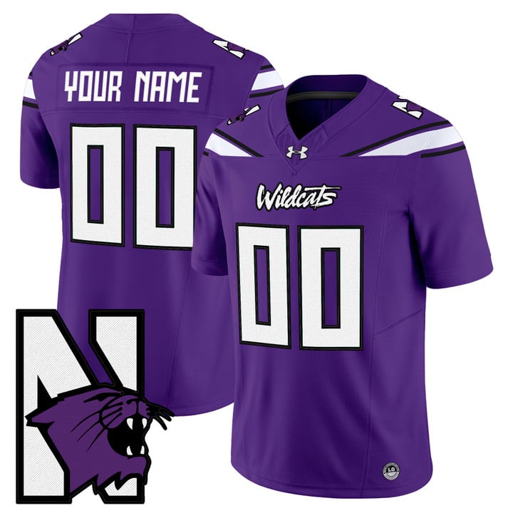 Custom Northwestern Wildcats Jersey Name, Number Honoring 95 Stitched