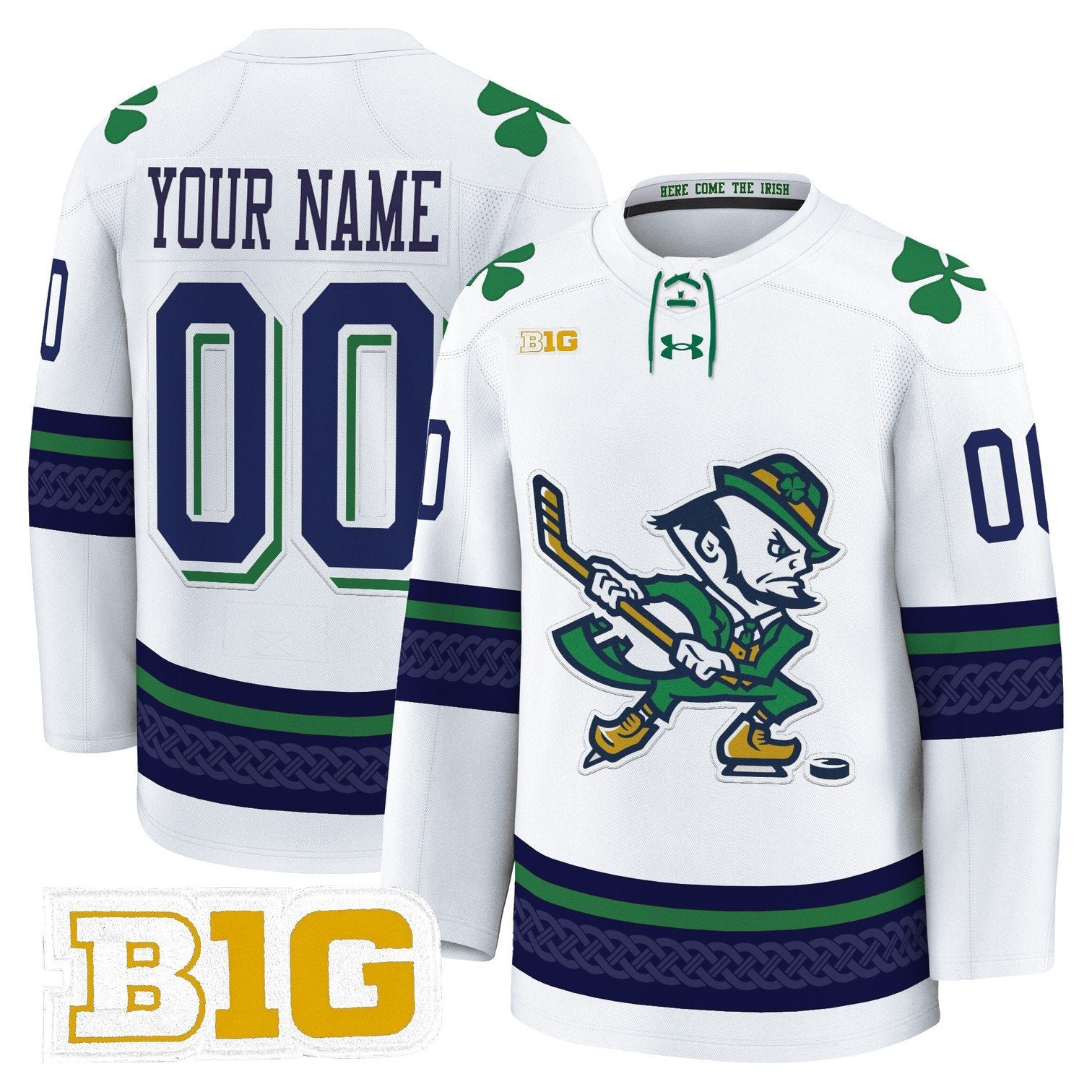 Custom Notre Dame Fighting Irish Jersey 2025-26 Premium Stitched