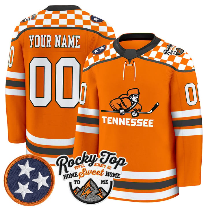 Custom Tennessee Volunteers Jersey Name, Number 2025-26 Premium Stitched