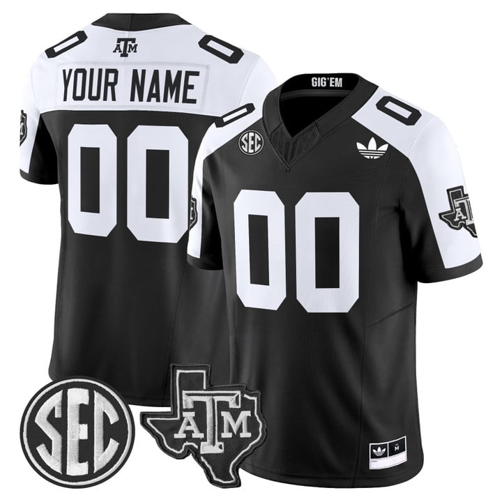 Custom Texas A&M Aggies Jersey Name, Number 2025 Vapor V2 Stitched