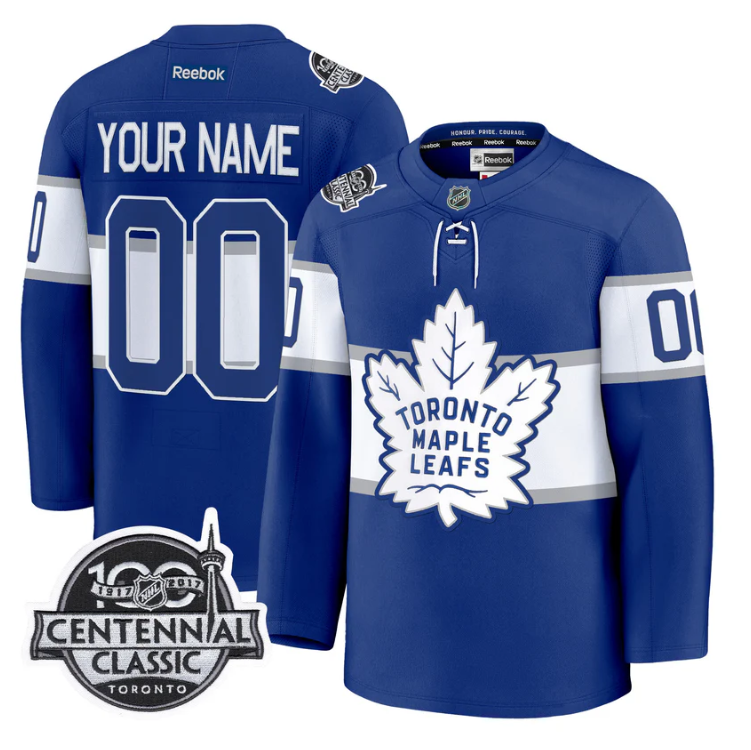 Custom Toronto Maple Leafs Jersey Name, Number Timeless Stitched