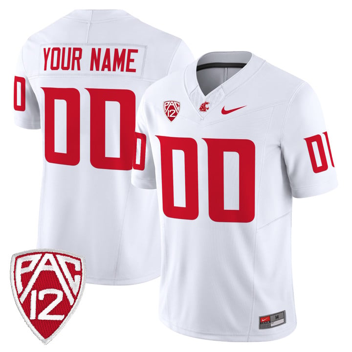 Custom Washington State Cougars Jersey Name, Number 2025 Limited Stitched