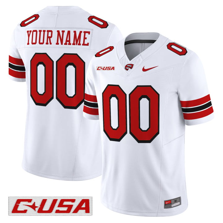 Custom Western Kentucky Hilltoppers Jersey 2025 Vapor Limited Stitched