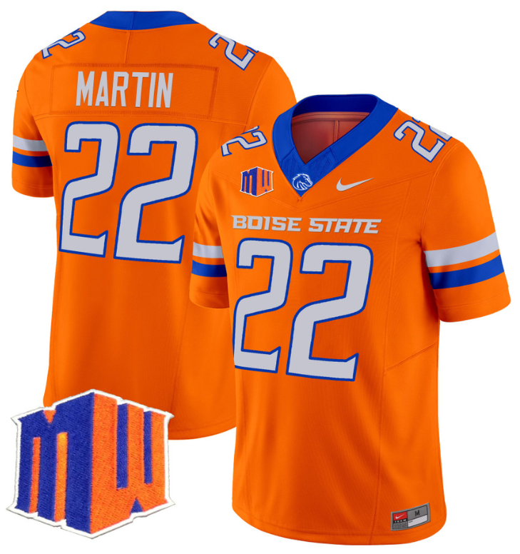 Doug Martin Jersey #22 Boise State Broncos Vapor Limited College Football Stitched Royal