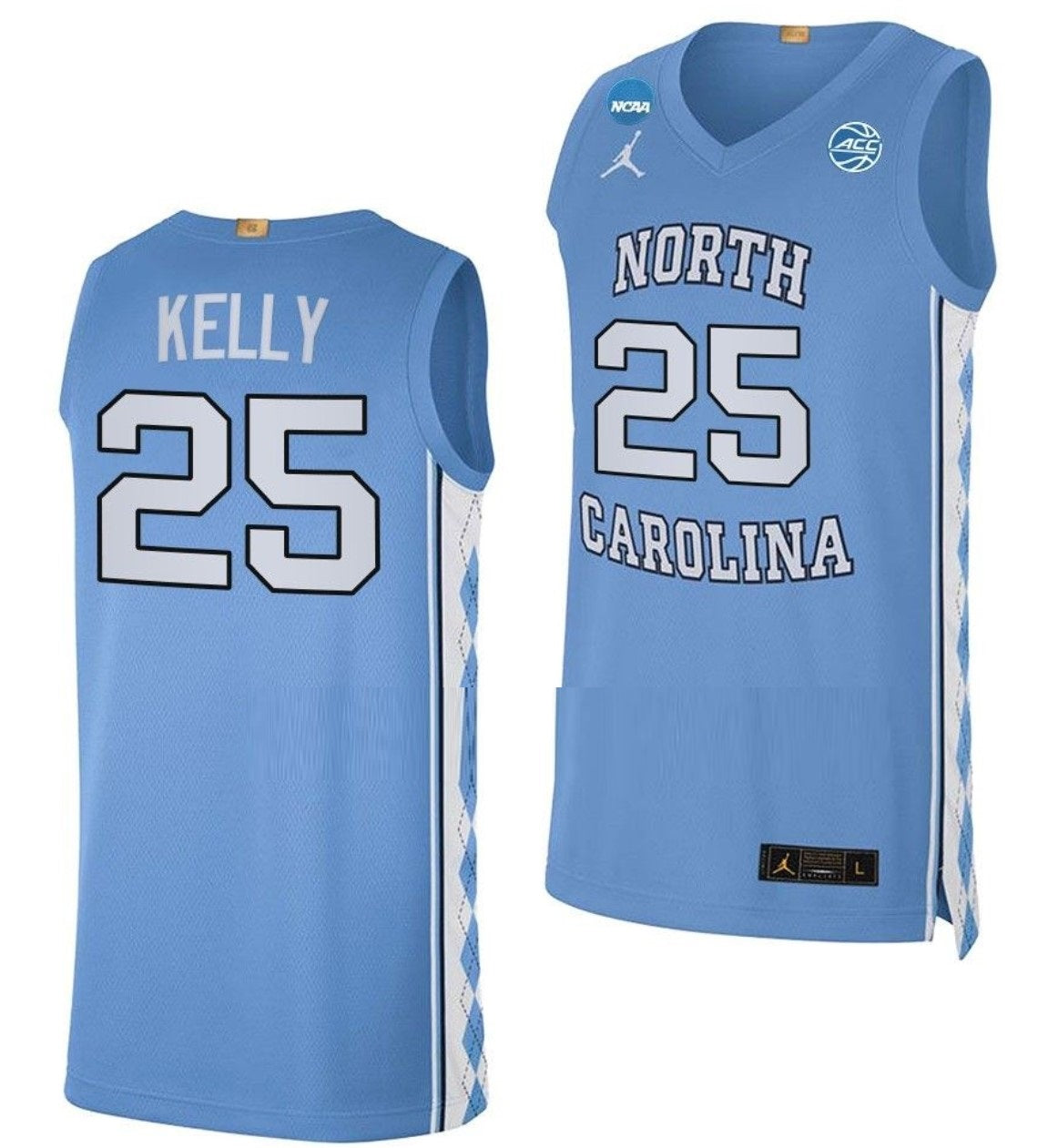 Deja Kelly Jersey North Carolina Tar Heels College Basketball 2023 NCAA March Madness Blue #25