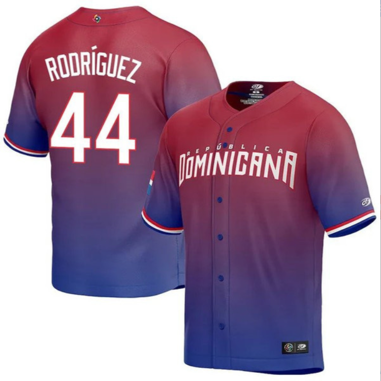 Dominican Baseball Julio Rodríguez World Baseball Classic Jersey – Red