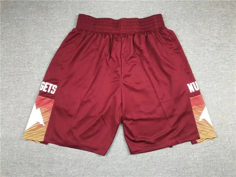 Denver Nuggets City Edition 2021 Swingman Red Shorts - Basketball Shorts Store