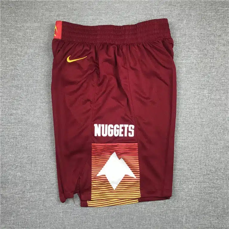 Denver Nuggets City Edition 2021 Swingman Red Shorts - Basketball Shorts Store