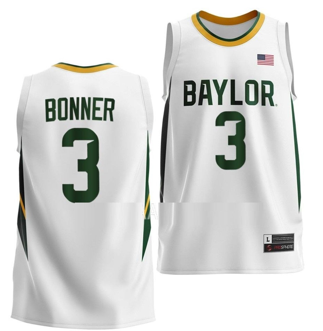 Dale Bonner Jersey Baylor Bears College Basketball #3