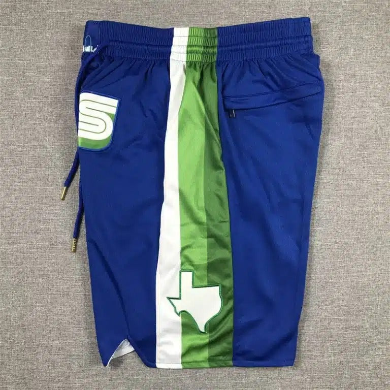 Dallas Mavericks 2023 Blue City Edition Shorts - Basketball Shorts Store
