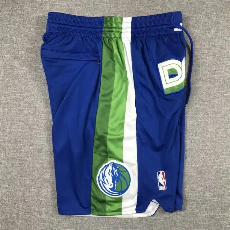 Dallas Mavericks 2023 Blue City Edition Shorts - Basketball Shorts Store