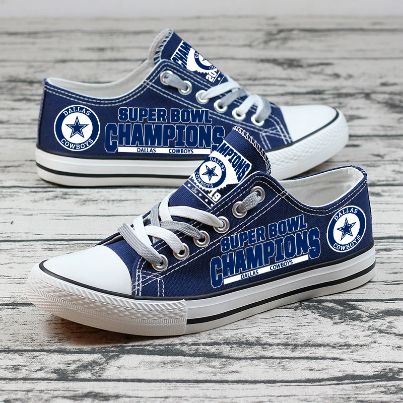Dallas Cowboys Sport Sneakers Shoes For Men Women Fans