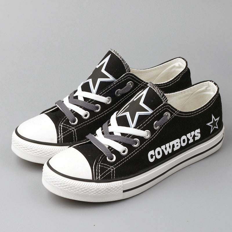Dallas Cowboys Low Top Canvas Sport Sneakers Shoes For Men Women Fans