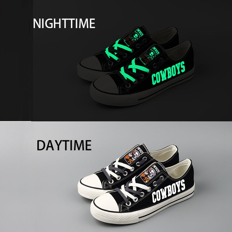 Dallas Cowboys Low Top Canvas Sport Sneakers Shoes For Men Women Fans