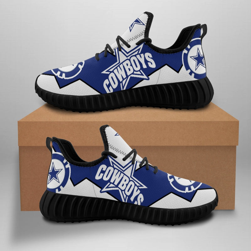 Dallas Cowboys Sneaker Shoes NFL For Men Women Fans