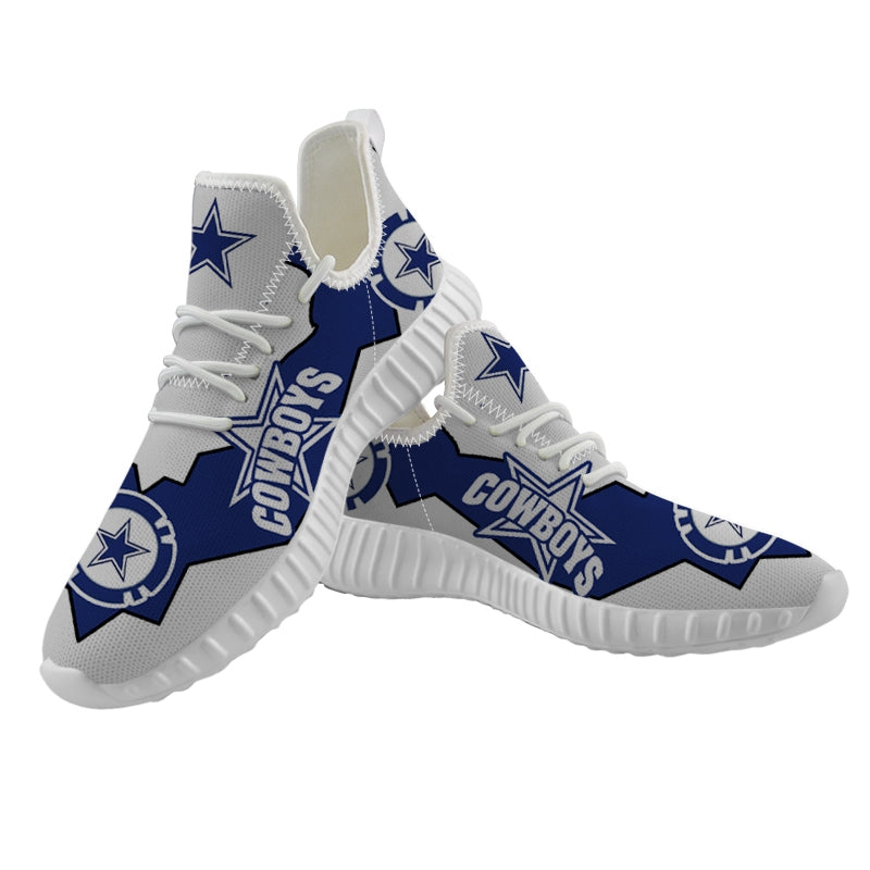 Dallas Cowboys Sneaker Shoes NFL For Men Women Fans