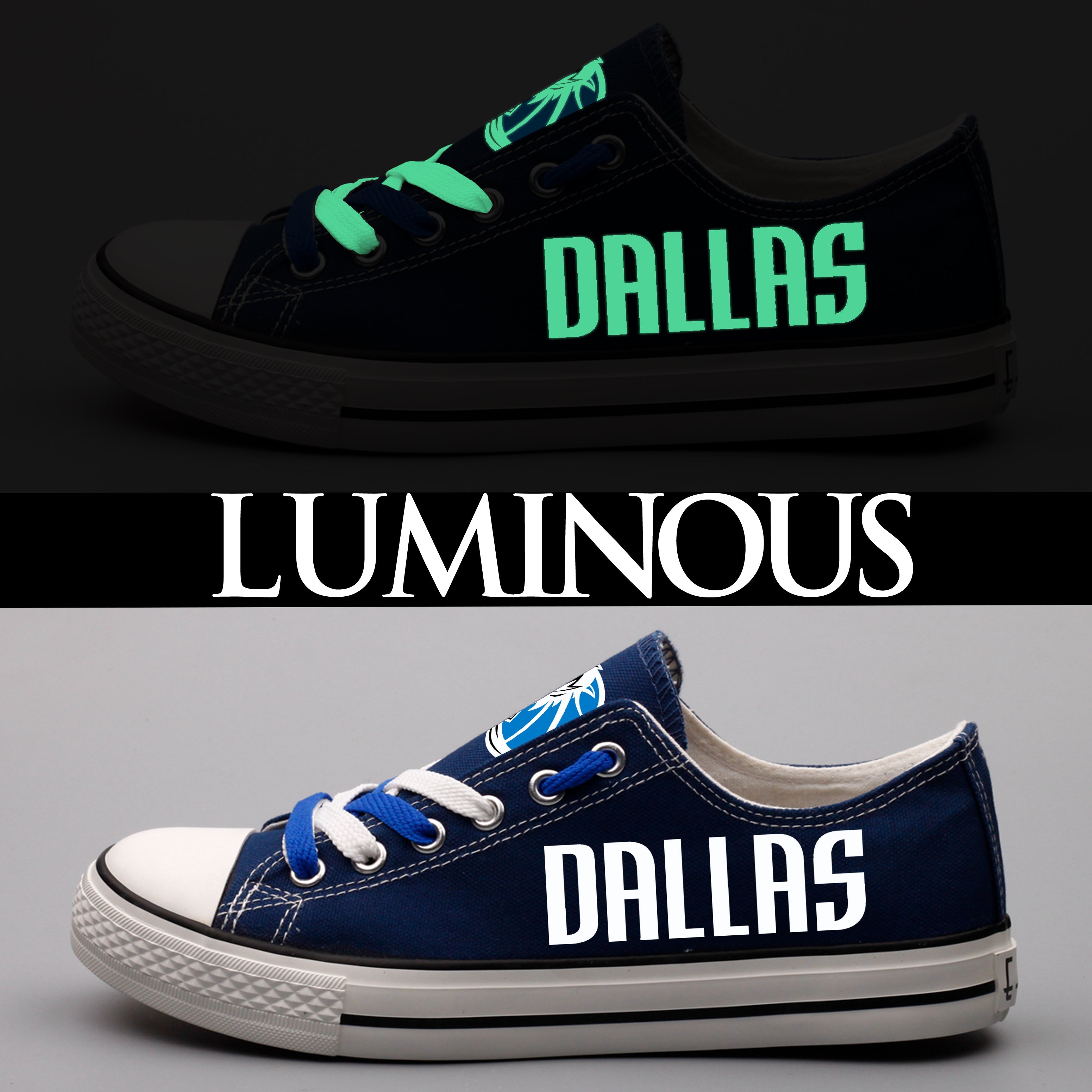 Dallas Mavericks Atlanta Hawks Sport Sneakers Shoes For Men Women Fans