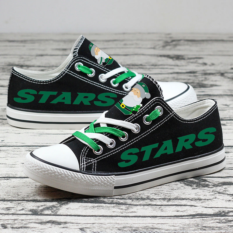 Dallas Stars Low Top Canvas Sport Sneakers Shoes For Men Women Fans