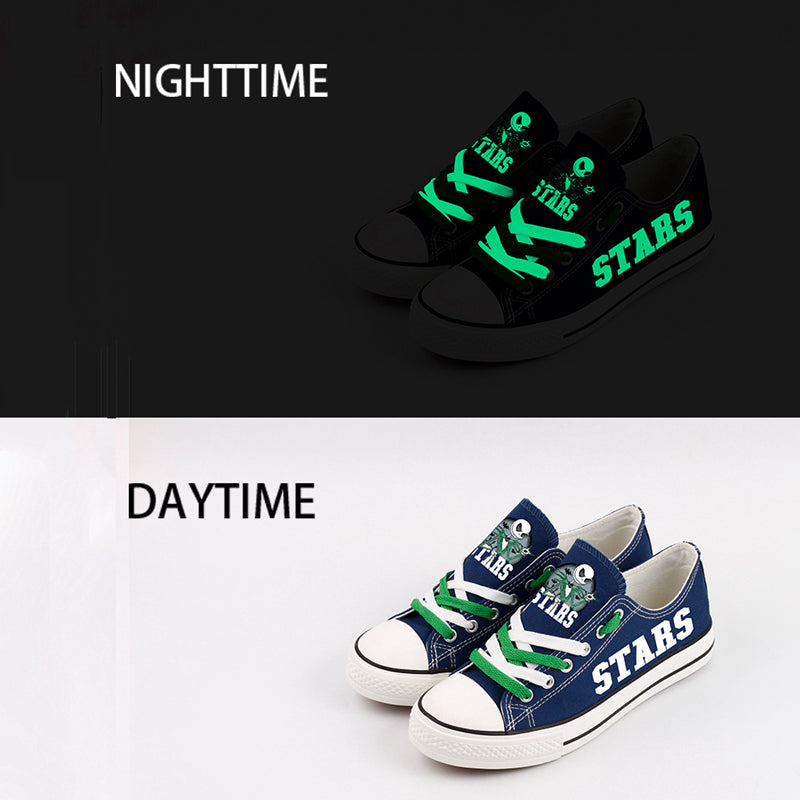 Dallas Stars Low Top Canvas Sport Sneakers Shoes For Men Women Fans