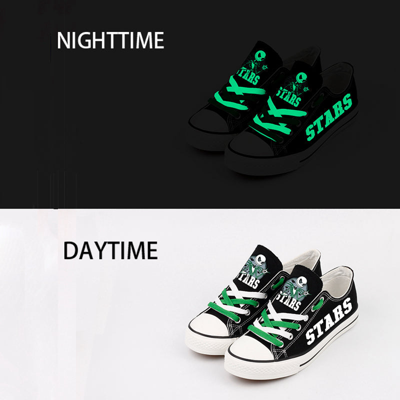 Dallas Stars Low Top Canvas Sport Sneakers Shoes For Men Women Fans