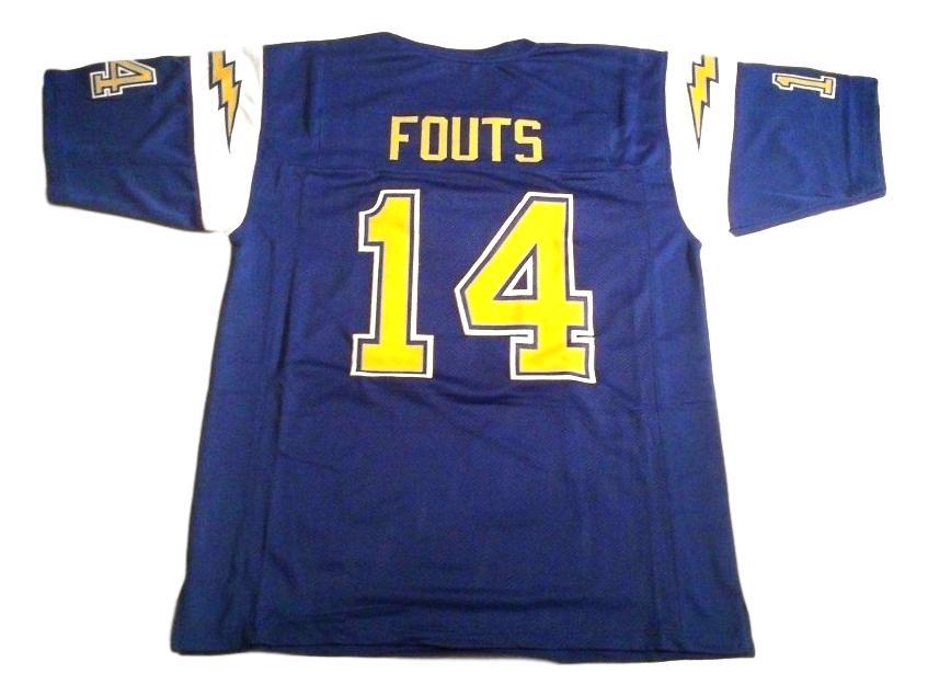 Dan Fouts Jersey #14 Custom Unsigned Football Stitched Blue