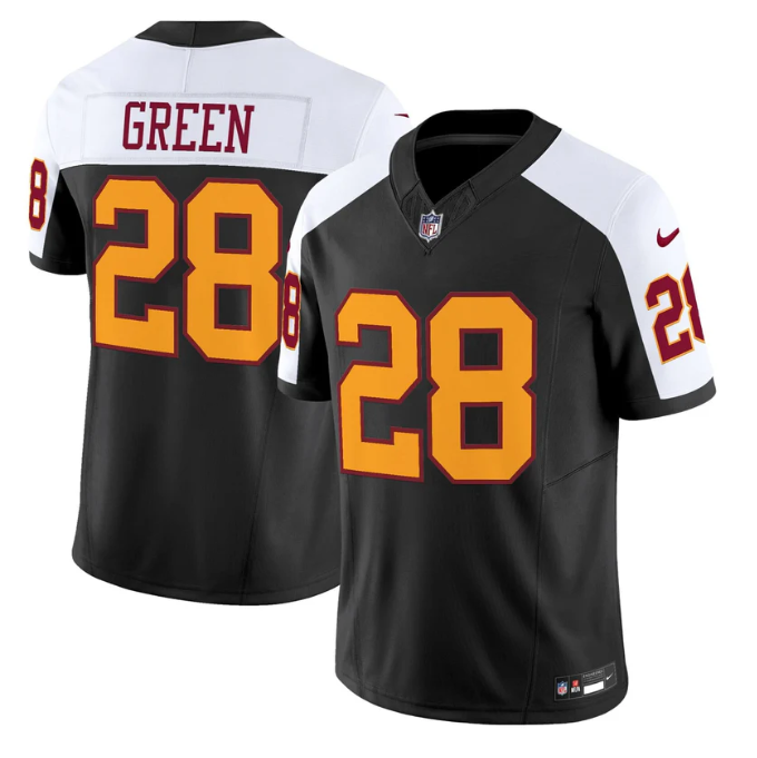 Darrell Green Jersey #28 Throwback Vapor Limited All Stitched Black Alter