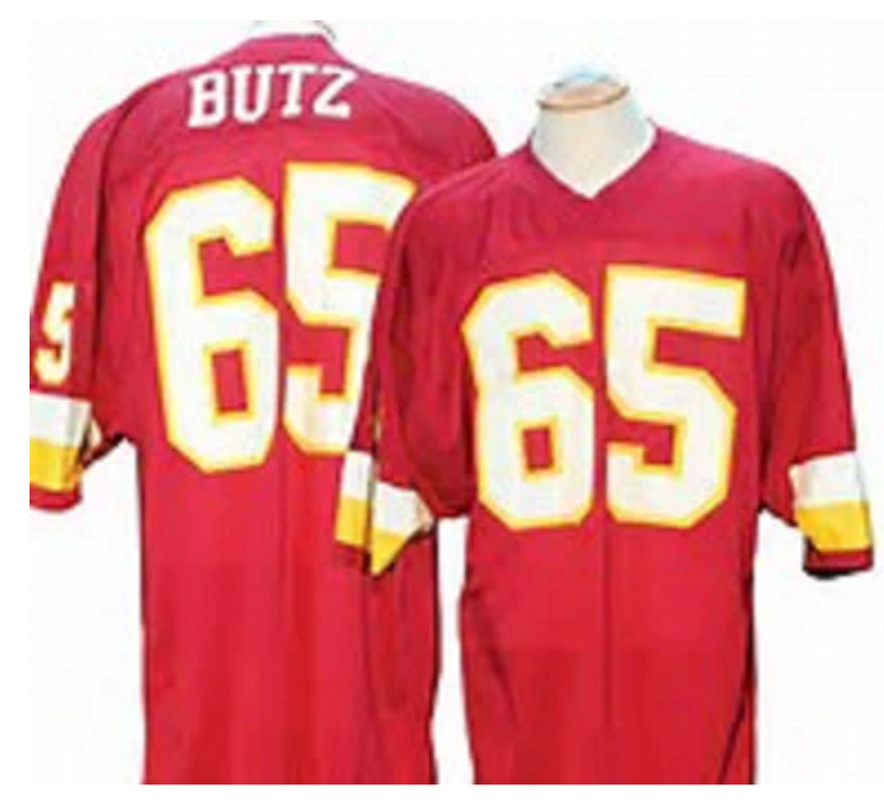 Dave Butz Jersey Washington Redskins Custom Throwback Football