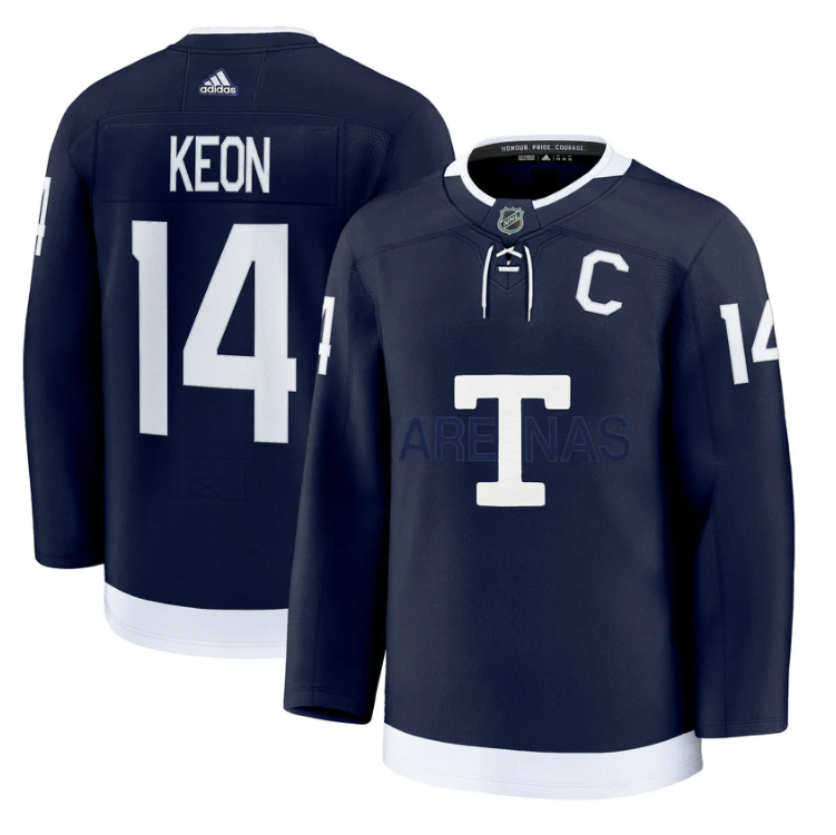 Dave Keon Jersey #14 Toronto Maple Leafs Timeless Stitched