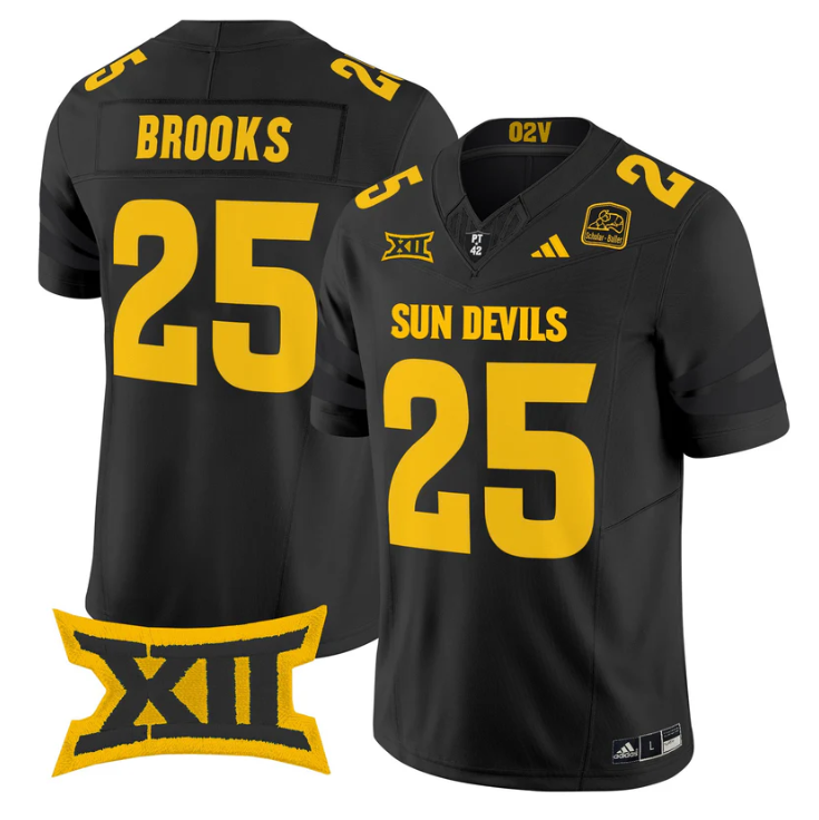 DeCarlos Brooks Jersey #25 Arizona State Sun Devils 2025 Vapor Stitched