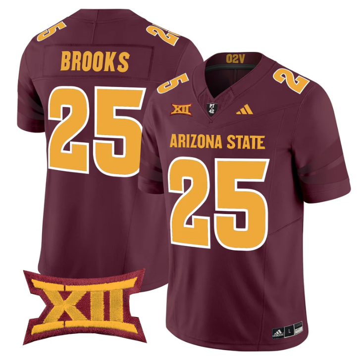 DeCarlos Brooks Jersey #25 Arizona State Sun Devils 2025 Vapor Stitched