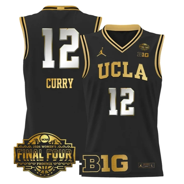 Denise Curry Jersey #12 UCLA Bruins 2026 Final Four Patch Stitched