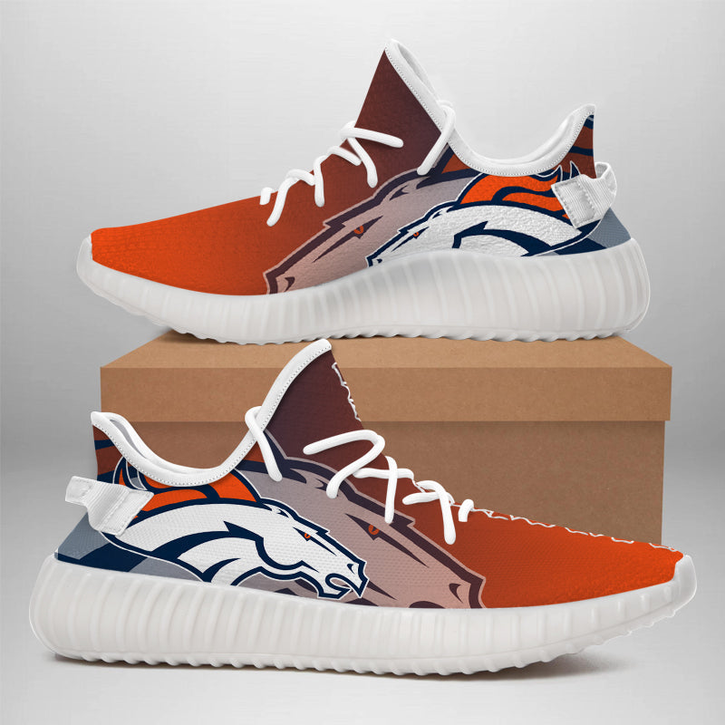 Denver Broncos NFL 350v Yeezy Sneakers For Men Women Fans