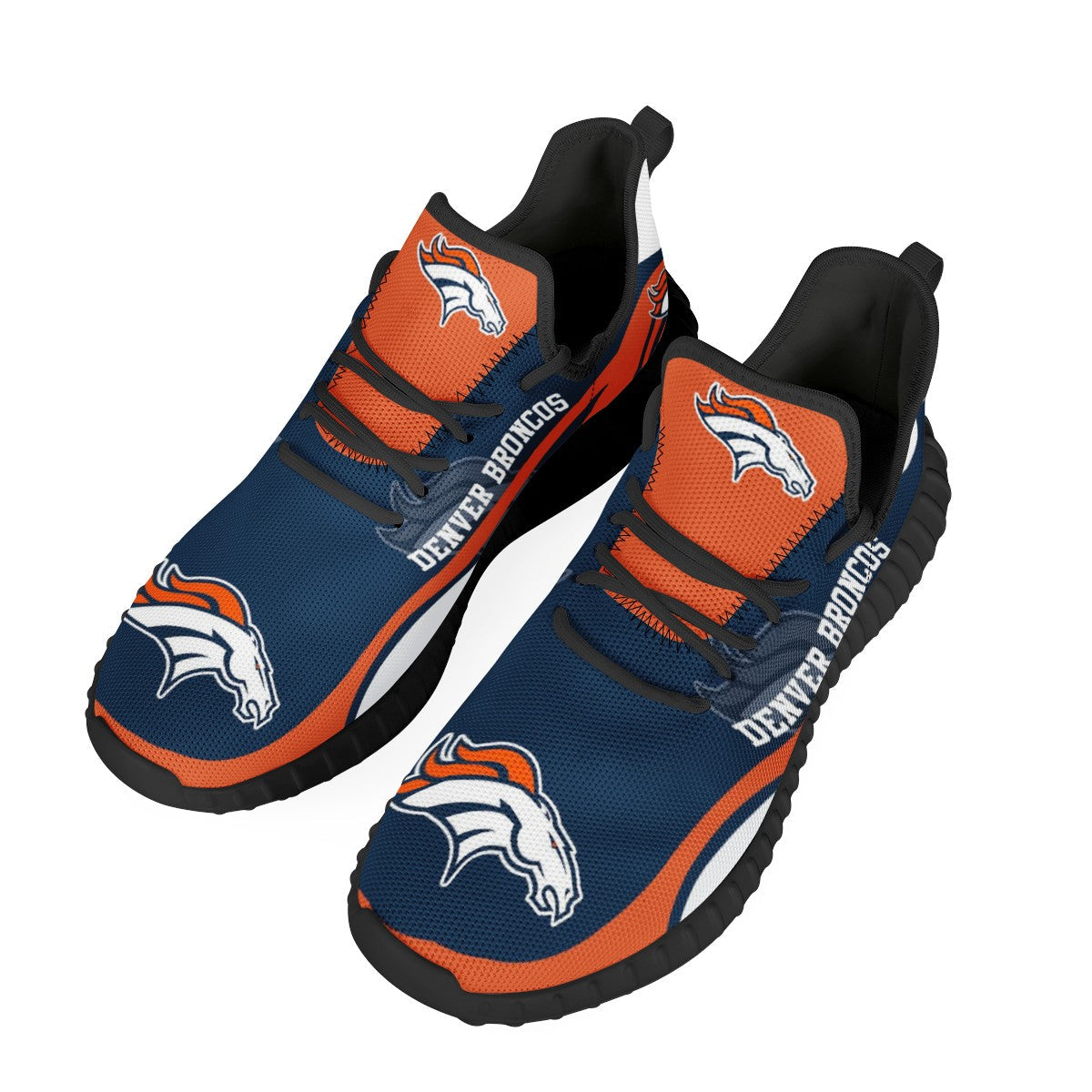 Denver Broncos Sneaker Shoes NFL For Men Women Fans